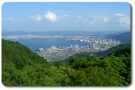 比叡と琵琶湖