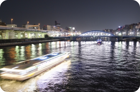 隅田川の夜景